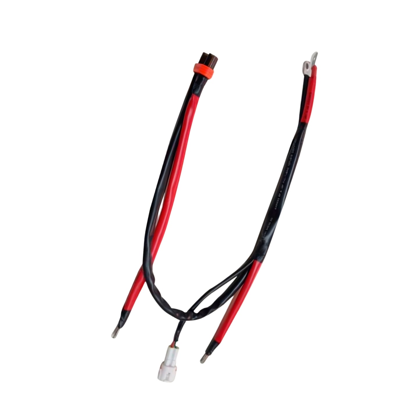 Cable de batería para Surron Light Bee, compatible con motos eléctricas Surron, muestra el cable y conexiones en la imagen.