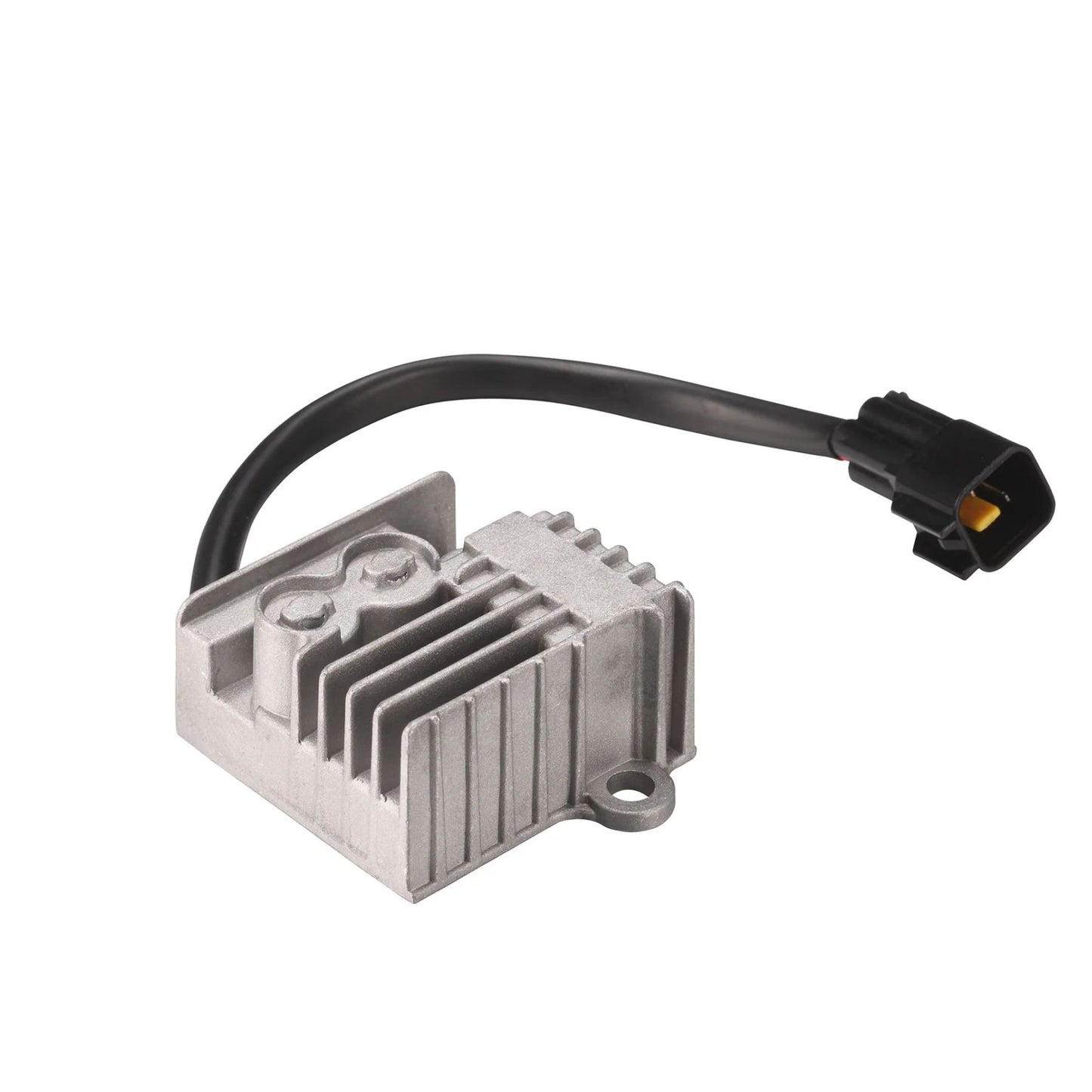 Conversor de 12V de la marca E RIDE PRO, con diseño original y compacto para convertir voltaje en sistemas eléctricos.
