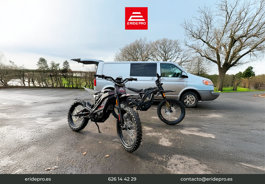 Las motos eléctricas off-road de E RIDE PRO, preparadas para la acción en 2Ruedas