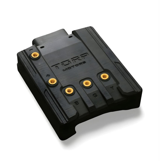 Controlador TORP TC1000 2.x Light Bee para motos eléctricas, con componentes y botones visibles en el dispositivo.