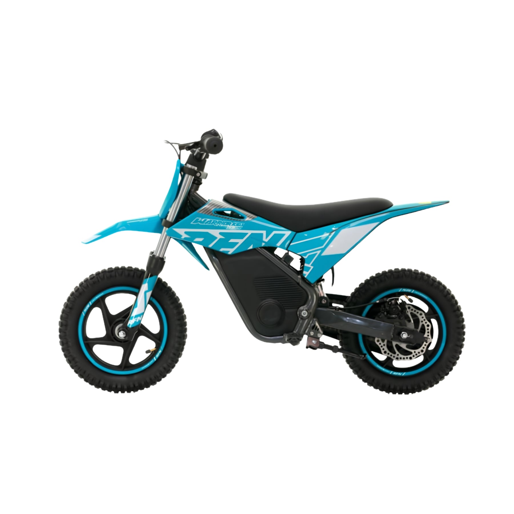 Miniquad eléctrico RFN Warrior SX-E250 para niños, en color azul, con motor de 250W y ruedas de 12 pulgadas, de la marca X-EMOTOS.