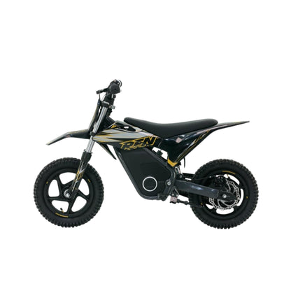 Minicross eléctrica RFN Warrior SX-E250 12/12” infantil de X-EMOTOS en color negro, motor de 250W para niños.