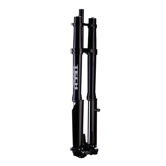 Horquilla de suspensión FORMULA TECH E39 E-Moto para motocicletas eléctricas, con diseño resistente y tecnología avanzada.