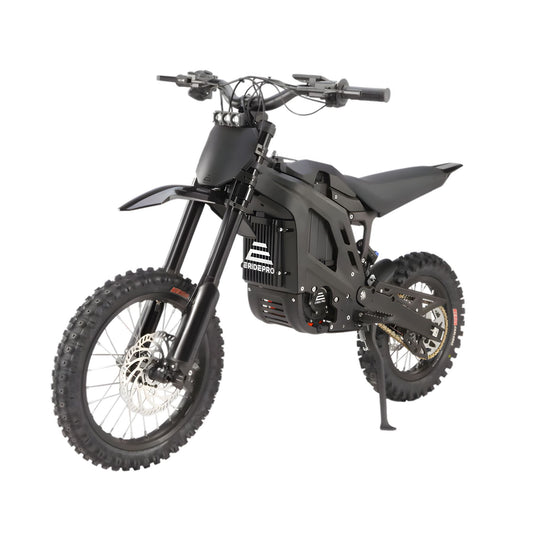 Moto eléctrica E RIDE PRO Mini, pequeña y moderna, diseñada para niños, con manillar y ruedas visibles en la imagen