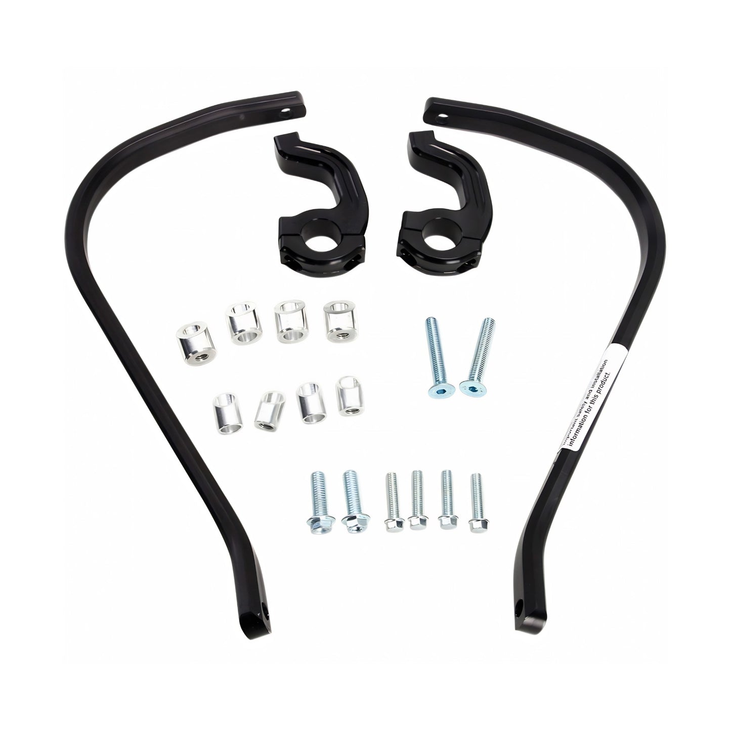 Protector de manos con contorno de 22mm de X-EMOTOS, diseño resistente para protección en motocicleta.