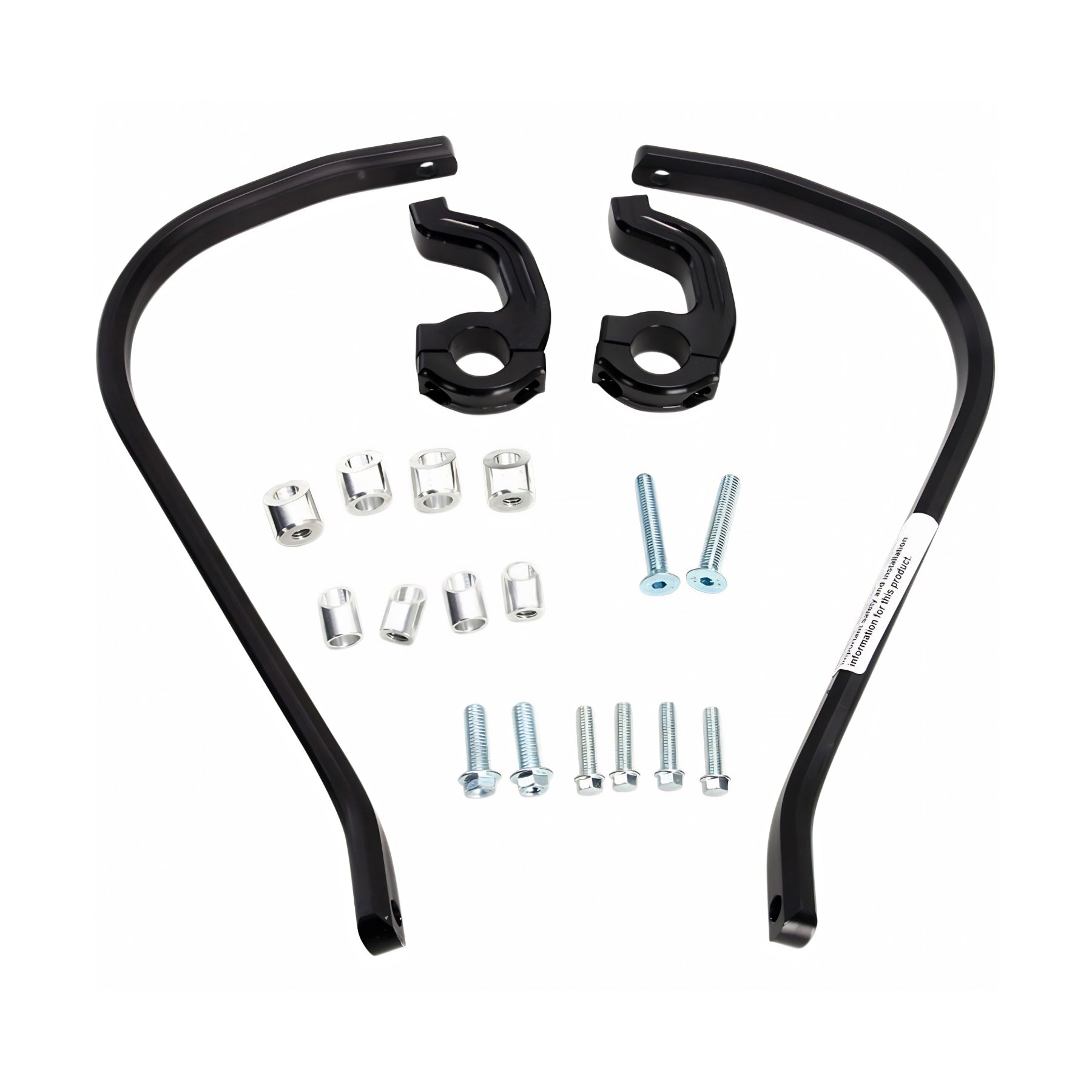 Protector de manos con contorno de 22mm de X-EMOTOS, diseño resistente para protección en motocicleta.