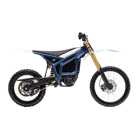 Moto eléctrica Talaria KOMODO L3e 125cc de X-EMOTOS, vista lateral con detalles de diseño y ruedas.