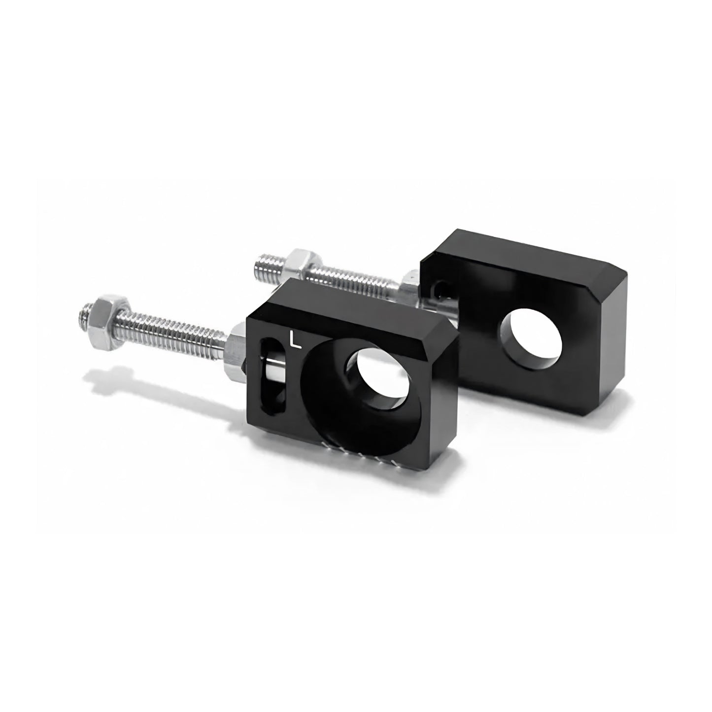 Tensor de cadena para Surron Light Bee de X-EMOTOS, imagen mostrando el tensor y la cadena en detalle.