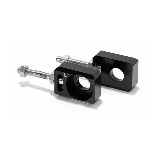 Tensor de cadena para Surron Light Bee de X-EMOTOS, imagen mostrando el tensor y la cadena en detalle.