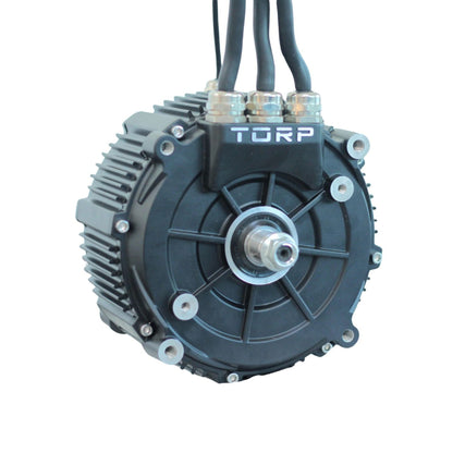 Motor Torp TM25 Light Bee de X-EMOTOS, vista lateral mostrando el diseño compacto y detalles del motor para motos eléctricas.